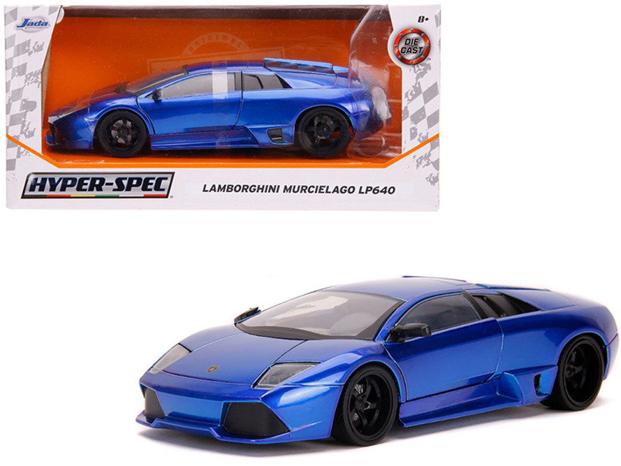 Lamborghini Murcielago LP640, Candy Blue - Jada Toys 32279/4 - 1/24 scale Diecast Model Toy Car