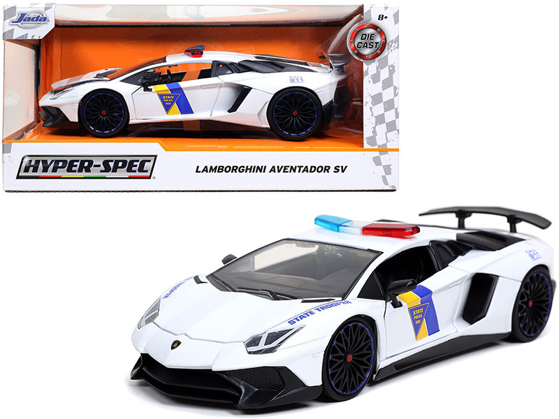 Lamborghini Veneno State Police, White - Jada Toys 32276/4 - 1/24