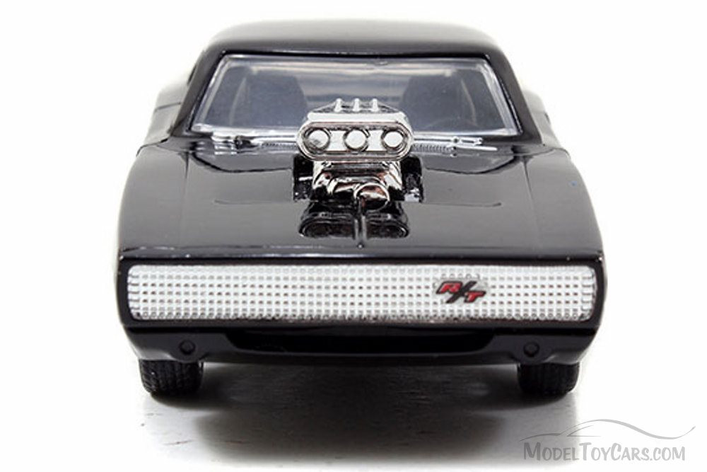 1970 Dom s Dodge Charger w Engine Blower Black Jada Toys Fast