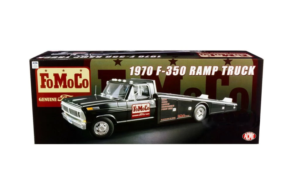 FoMoCo Parts 1970 Ford F-350 Ramp Truck, Black - Acme A1801408 - 1