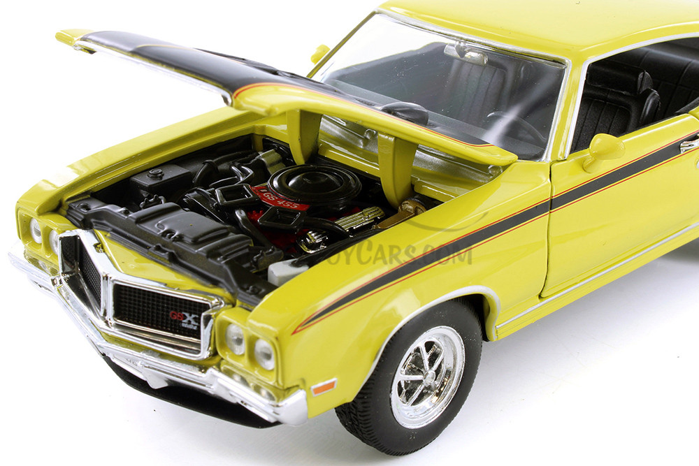 1970 Buick GSX, Yellow - Welly 22433 - 1/24 scale Diecast Model Toy Car (Brand New, but NOT IN BOX)
