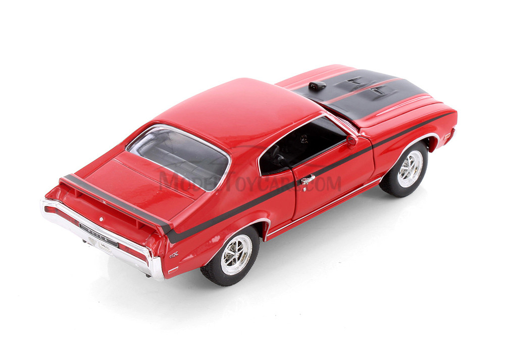 1970 Buick GSX, Red - Welly 22433 - 1/24 Scale Diecast Model Toy Car (Brand New, but NOT IN BOX)