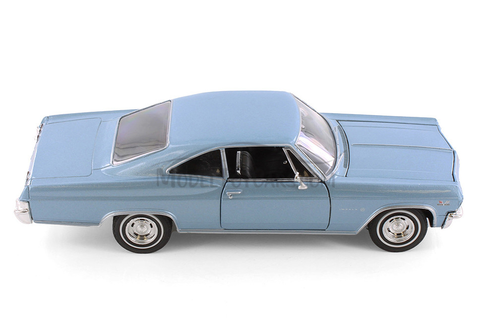 1965 Chevy Impala SS 396, Light Blue - Welly 22417WLBU/24 - 1/24