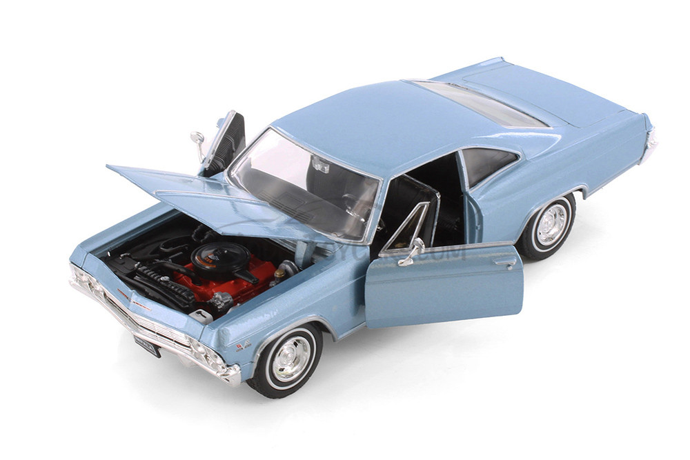 1965 Chevy Impala SS 396, Light Blue - Welly 22417WLBU/24 - 1/24