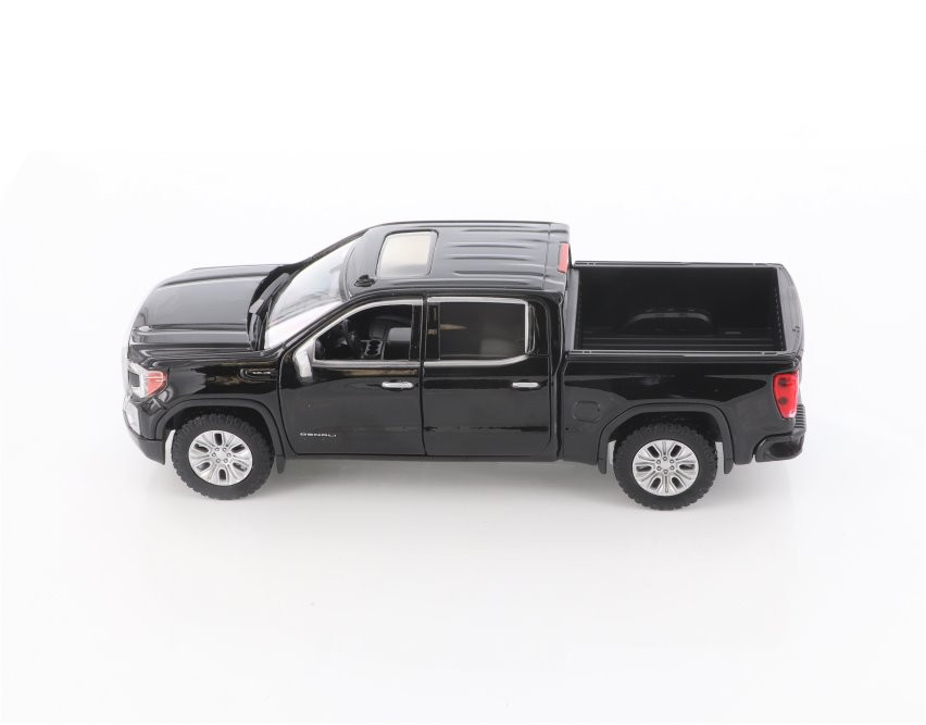 2019 GMC Sierra 1500 Denali Crew Cab Pickup Truck, Black - Motor Max 79362BK - 1/27 Diecast Car