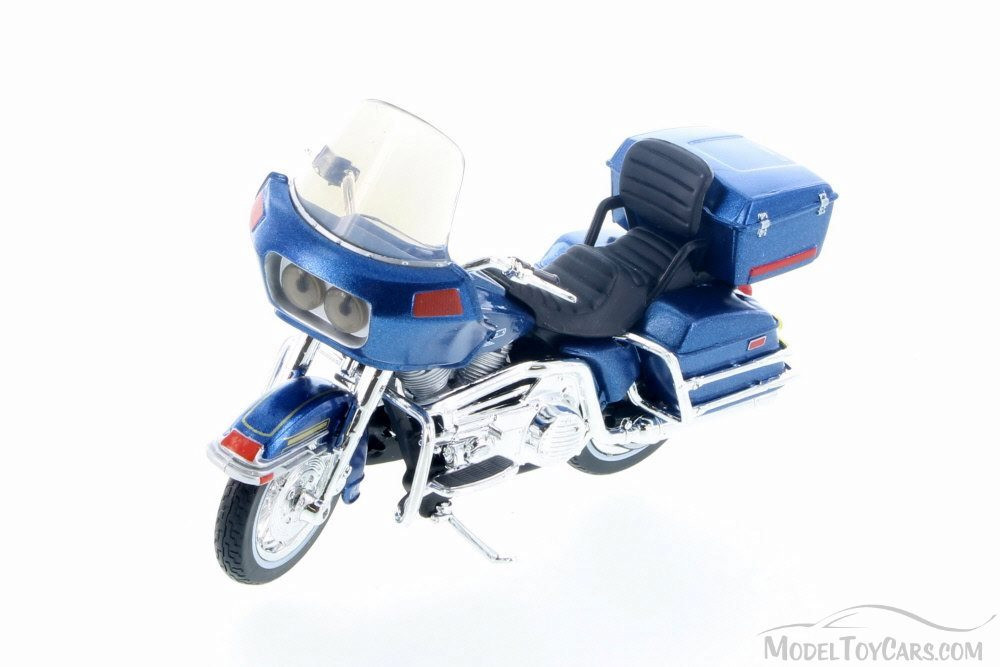 1980 Harley Davidson FLT Tour Guide, Blue - Maisto 31360/31 - 1/18
