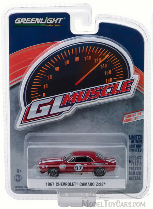 1967 Chevy Camaro Z/28, #57 Heinrich Chevy-Land - Greenlight