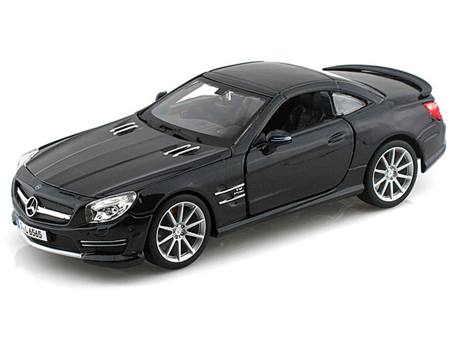 Mercedes-Benz SL65 AMG, Black - Bburago 21066 - 1/24 scale Diecast