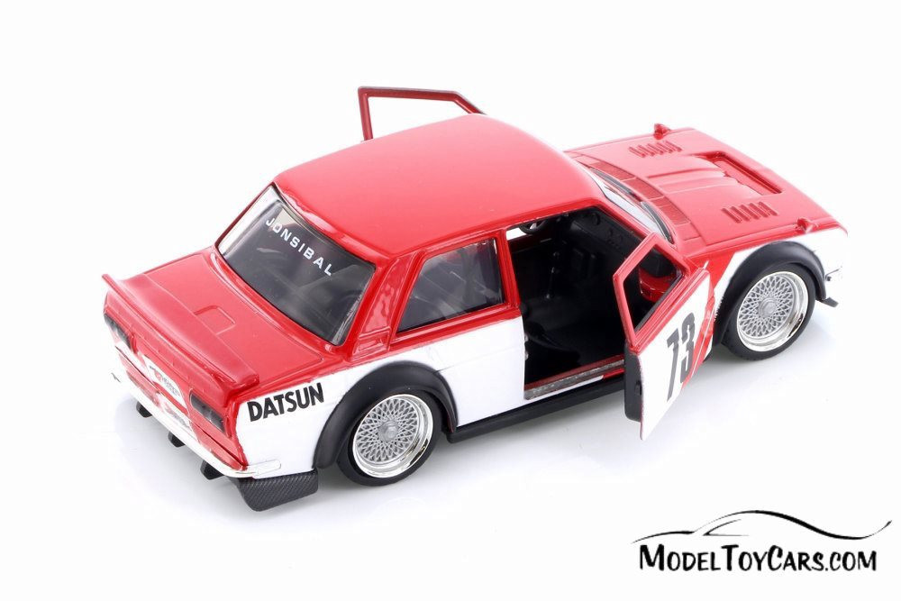 1973 Datsun 510 Widebody , #73 - Jada 98562DP1 - 1/32 Scale