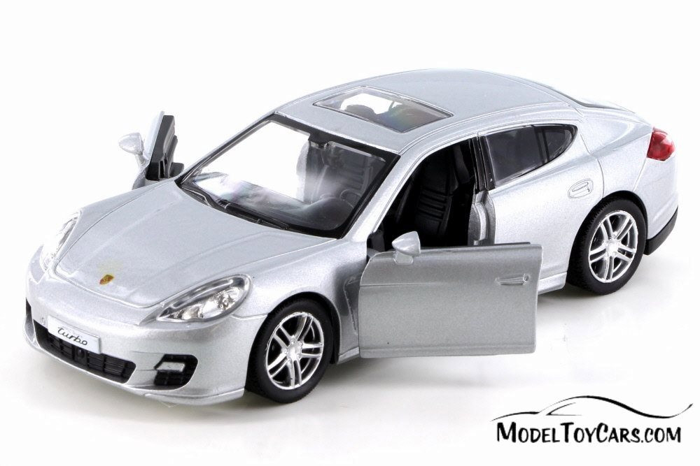 Porsche Panamera Turbo, Silver - RMZ City 555002 - Diecast Model