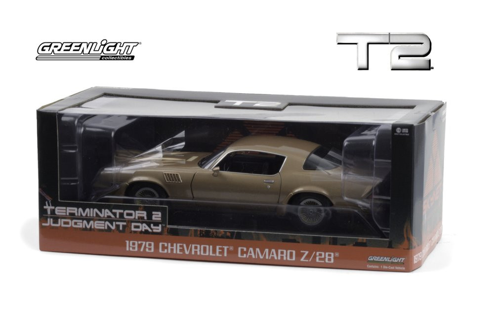 1979 Chevy Camaro Z/28, Terminator 2: Judgement Day - Greenlight 13573 - 1/18 scale Diecast Car