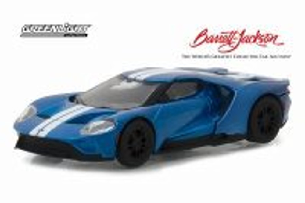 2017 Ford GT, Liquid Blue - Greenlight 29964/48 - 1/64 scale Diecast Model Toy Car