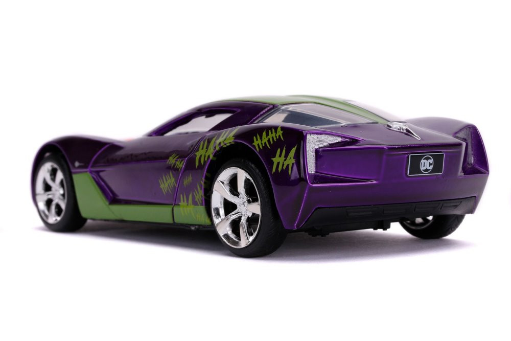 2020 Chevy Corvette Stingray, The Joker - Jada Toys 32096 - 1/32 scale Diecast Model Toy Car