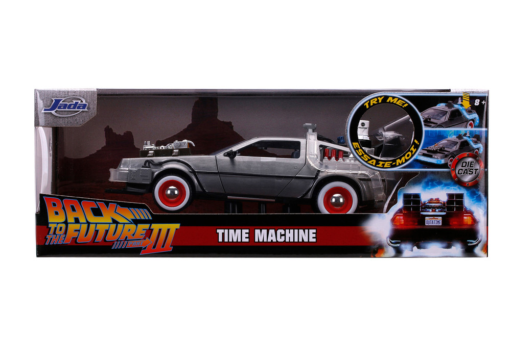 DeLorean Time Machine w/ Lights, Back to the Future III - Jada