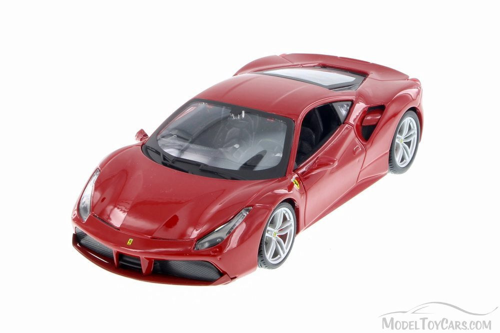 Ferrari 488 GTB, Red - Bburago 26013R - 1/24 Scale Diecast Model