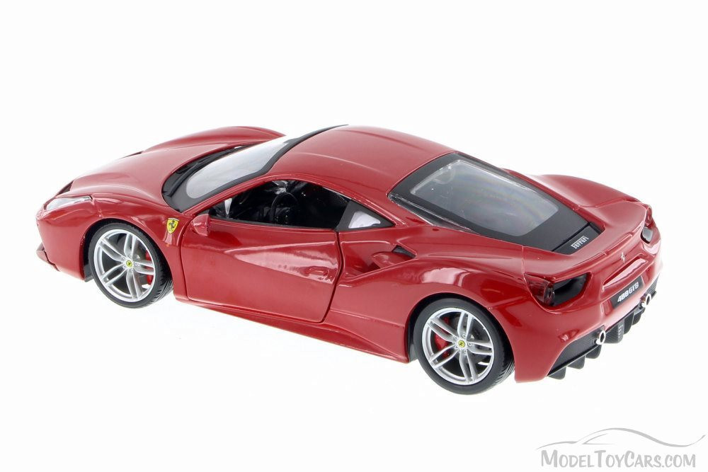 Ferrari 488 GTB, Red - Bburago 26013R - 1/24 Scale Diecast Model