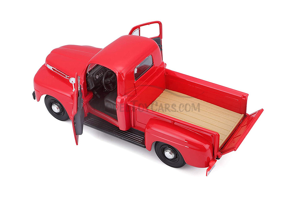 1948 Ford F-1 Pickup Truck, Red - Maisto 31935 - 1/25 Scale Diecast Model  Toy Car