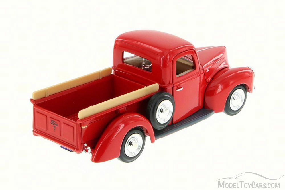 1940 Ford Pick Up truck, Red - Motor Max 73234 - 1/24 Scale Diecast Model Toy Car