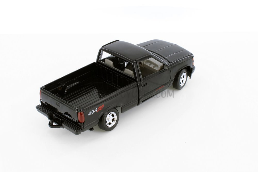 1992 Chevy 454SS Pick Up Truck, Black - Motormax 73203 - 1