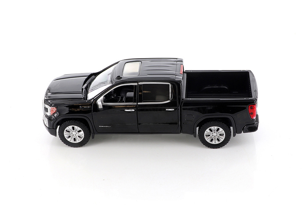 2019 GMC Sierra 1500 Denali Crew Cab Pickup Truck, Black - Showcasts 79362/16D - 1/27 Diecast Car