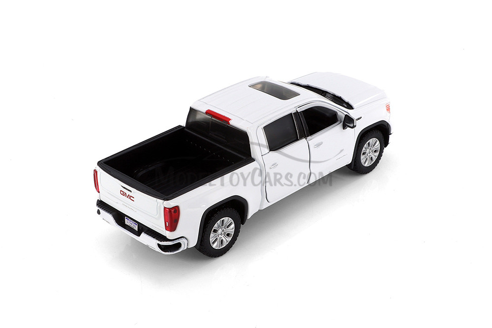 2019 GMC Sierra 1500 Denali Crew Cab Pickup Truck, White - Showcasts 79361/2D - 1/27 Diecast Car (1 car, no box)