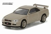 (希少モデル) GREENLIGHT LED GT-R 1:18 Greenlight 1/18 1999 Nissan Skyline GT-R R34 Red Underglow LED