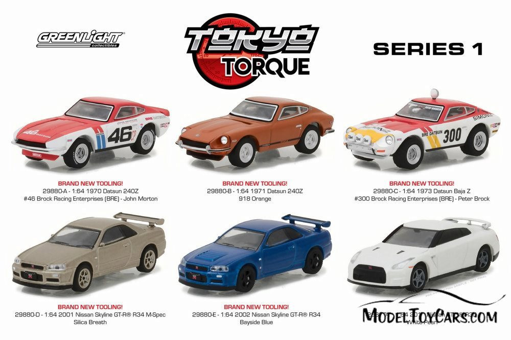 2001 Nissan Skyline GT-R R34, Gray - Greenlight 29880/48 - 1/64