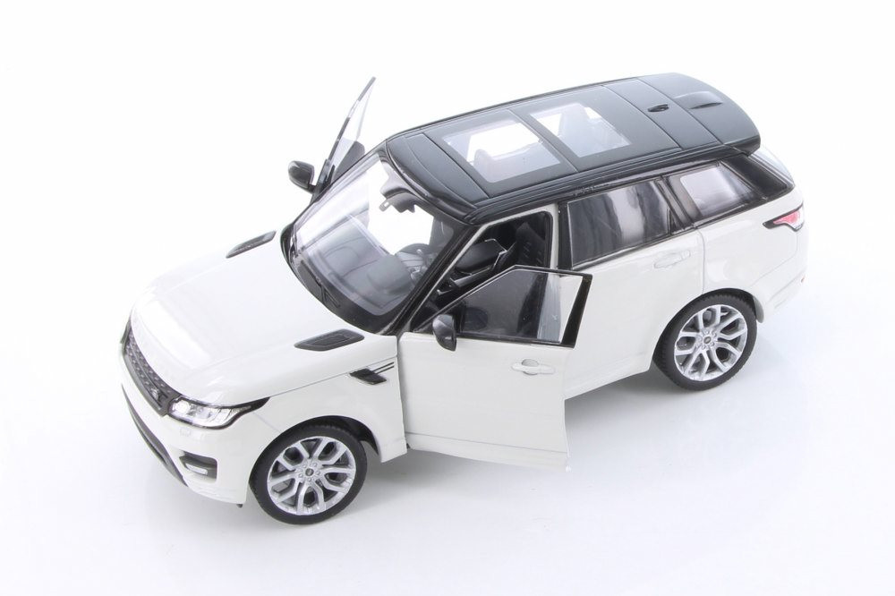 1/24-1/27 Welly Range Rover Sport SUV Diecast Model Car White 24059W-WH