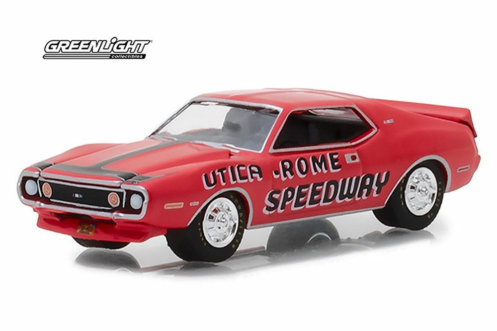 1972 AMC Javelin AMX, &quot;Utica-Rome Speedway&quot;  Official Pace Car - Greenlight 29948/48 - 1/64 Scale Diecast Model Toy Car