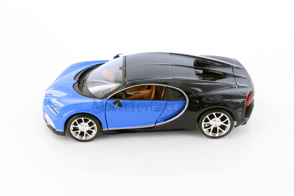 Bugatti Chiron, Blue - Showcasts 34514 - 1/24 Scale Diecast Model Toy Car