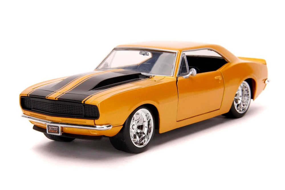 1967 Chevy Camaro, Orange /Black - Jada Toys 31866/4 - 1/24 scale Diecast Model Toy Car