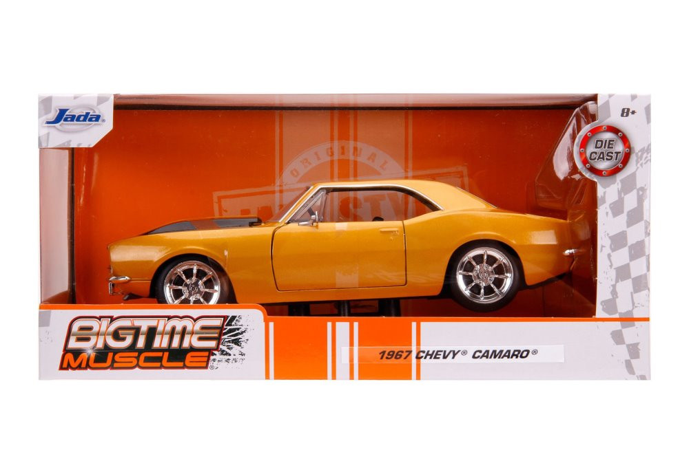 1967 Chevy Camaro, Orange /Black - Jada Toys 31866/4 - 1/24 scale Diecast  Model Toy Car