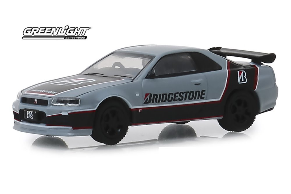 Bridgestone Racing 2001 Nissan Skyline GT-R (BNR34), Gray Blue