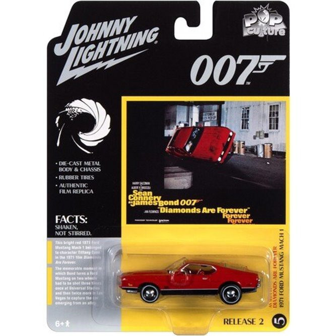 1971 Ford Mustang Mach 1, James Bond 007  JLSP126/24 - 1/64 scale Diecast Model Toy Car