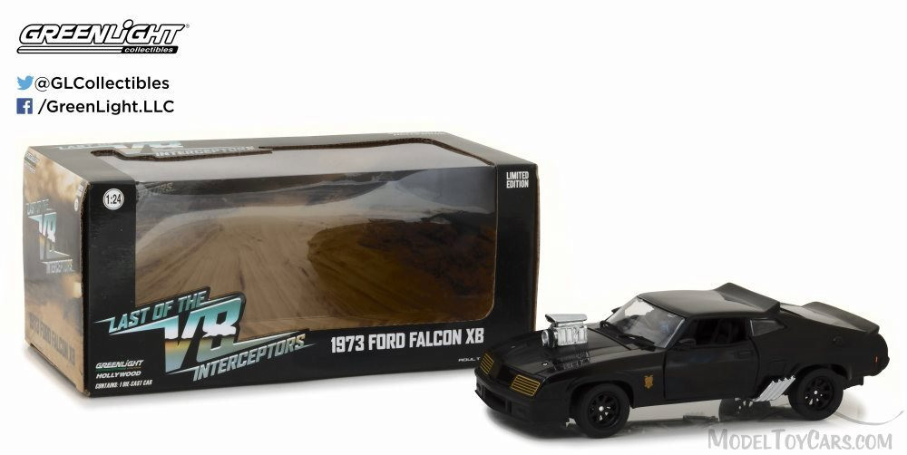 グリーンマシーン 1973 FORD FALCON XB V8インターセプター 1973 Ford Falcon XB - CHROME Edition - Greenlight Last of