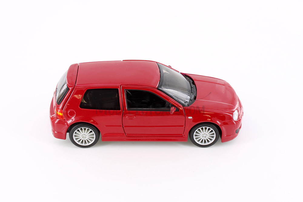 2004 Volkswagen Golf R32, Red - Showcasts 34290 - 1/24 scale Diecast Model Toy Car
