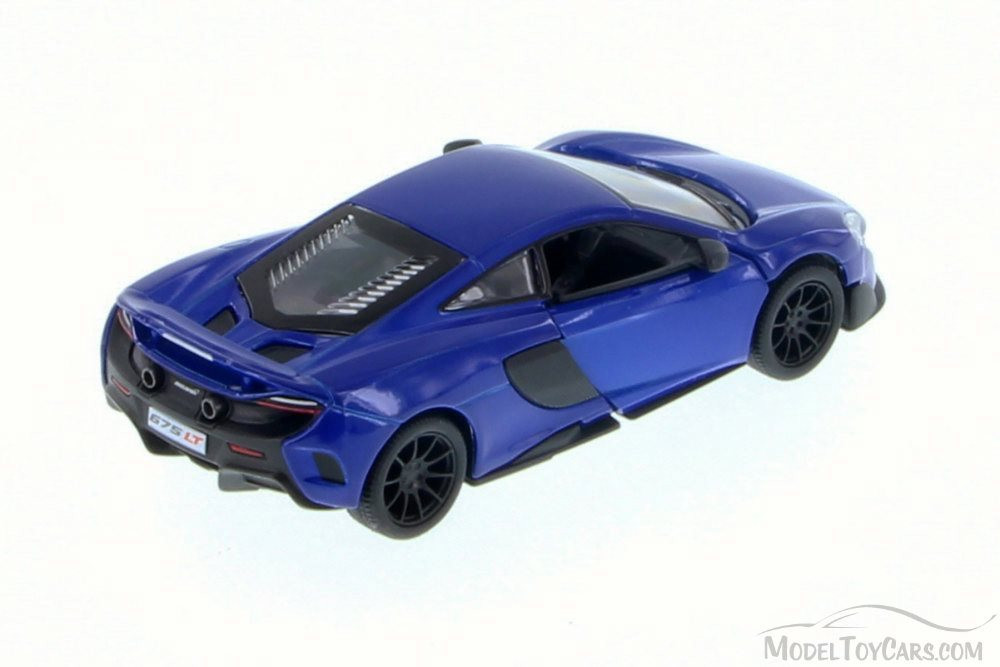 McLaren 675LT, Blue - Kinsmart 5392D - 1/36 Scale Diecast Model