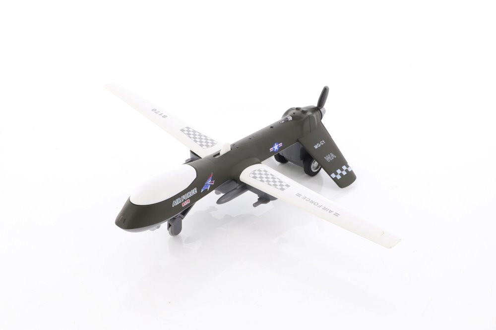 Predator Drone w/ Light Sound, Green Daron TM8170 Diecast