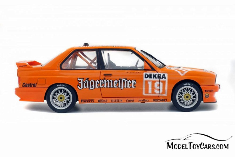 1992 BMW E30 M3 DTM Hardtop, Orange - Solido S1801504 - 1/18 scale