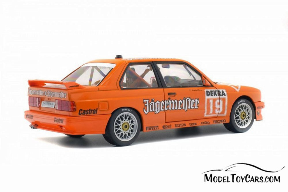 1992 BMW E30 M3 DTM Hardtop, Orange - Solido S1801504 - 1/18