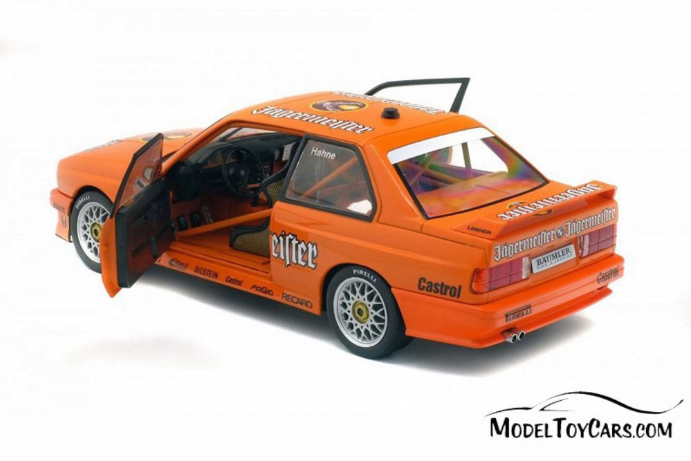 1992 BMW E30 M3 DTM Hardtop, Orange - Solido S1801504 - 1/18 scale