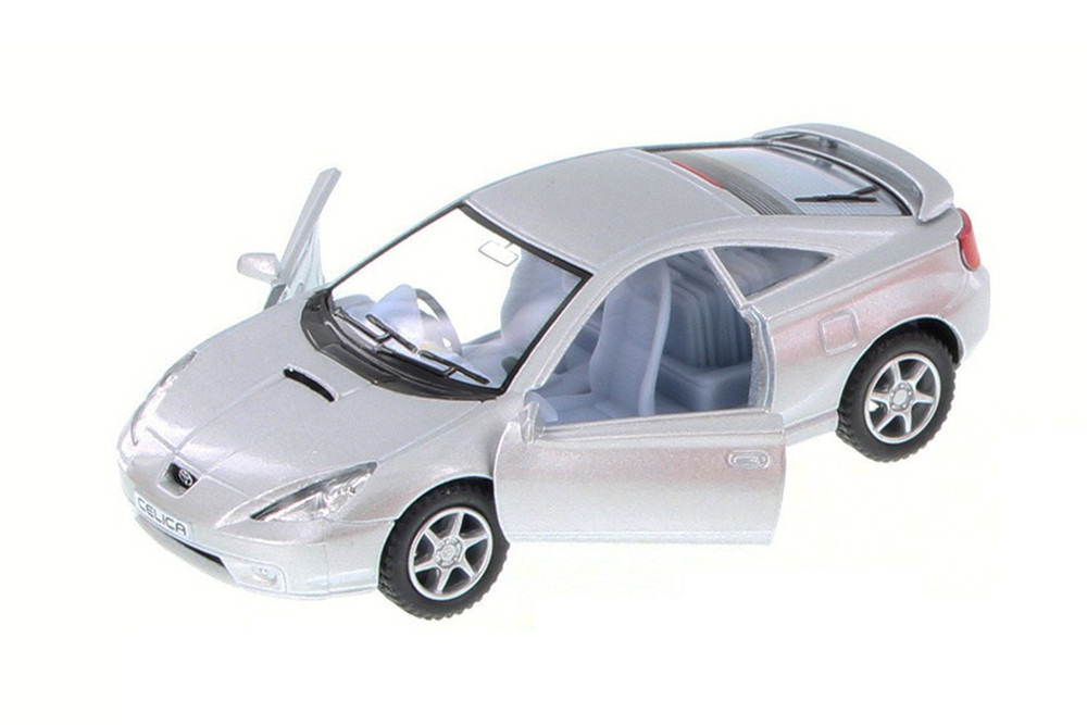 Toyota Celica, Silver - Kinsmart 5038D - 1/34 Scale Diecast Model