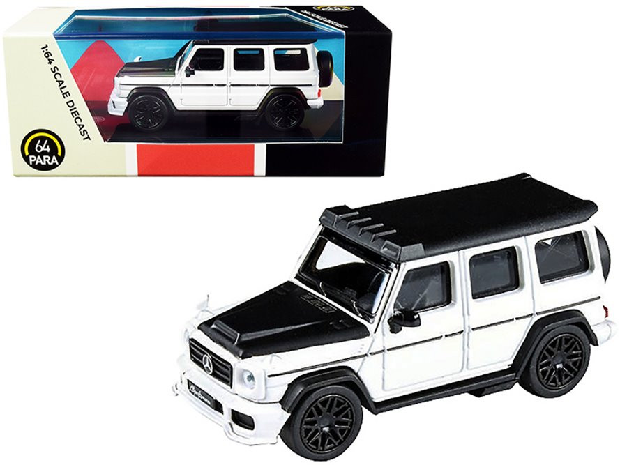 2018 Mercedes-Benz Liberty Walk AMG G63, White - Paragon PA55161W - 1/64 scale Diecast Model Toy Car