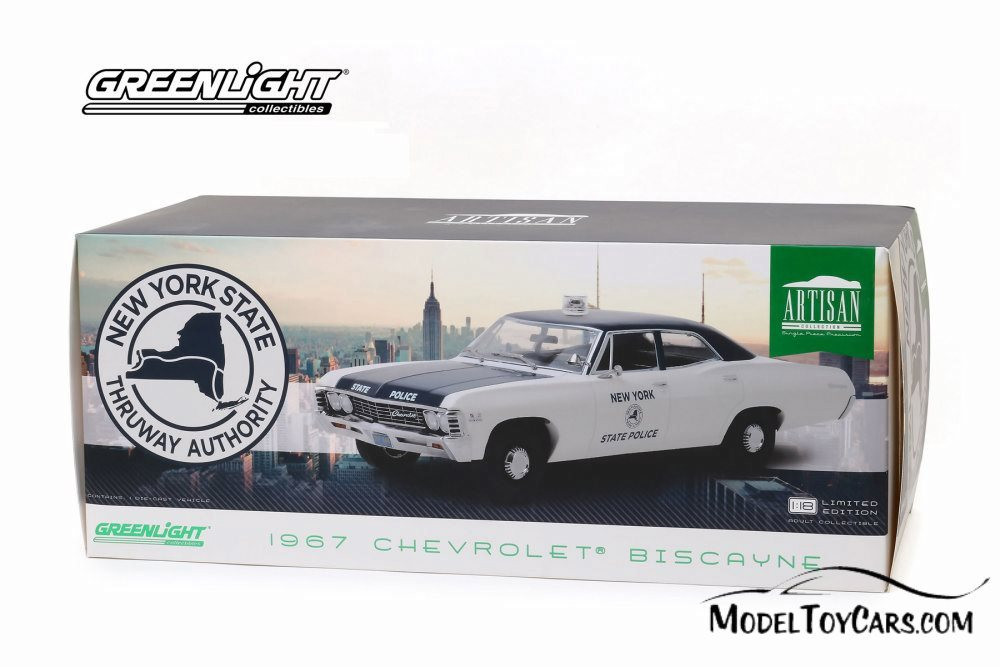1967 Chevy Biscayna, New York State Police - Greenlight 19054 - 1/18 scale Diecast Model Toy Car