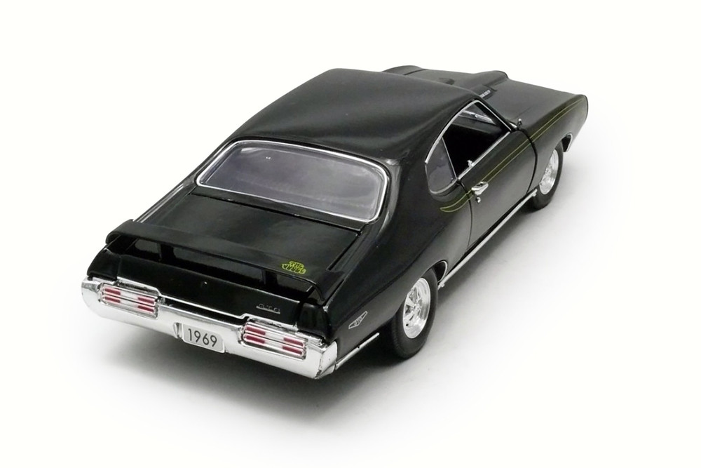 1969 Pontiac GTO Judge, Black - Motormax 73133 - 1/18 Scale