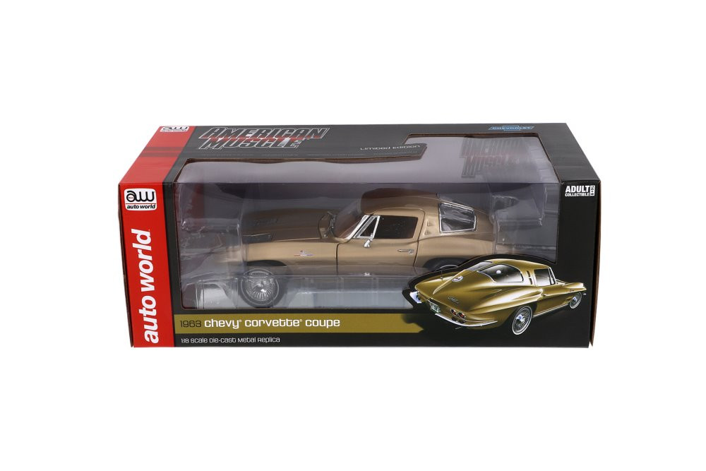 1963 Chevy Corvette Stingray Coupe, Saddle Beige/Tan - Auto
