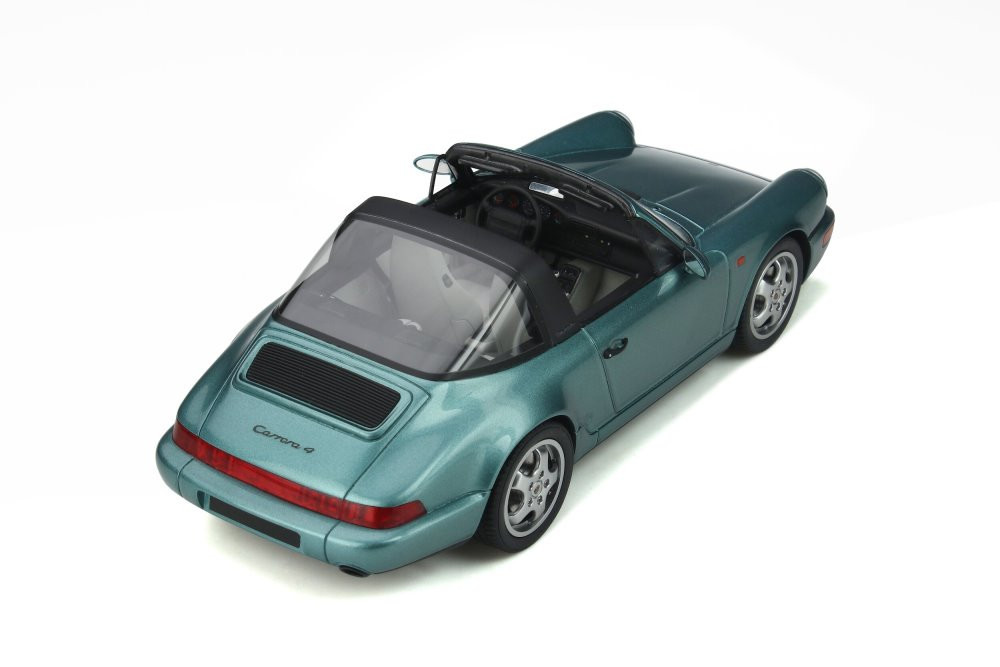1991 Porsche 911 (964) Carrera 4 Targa, Turquoise - GT Spirit GT805 - 1/18 scale Resin Model Toy Car
