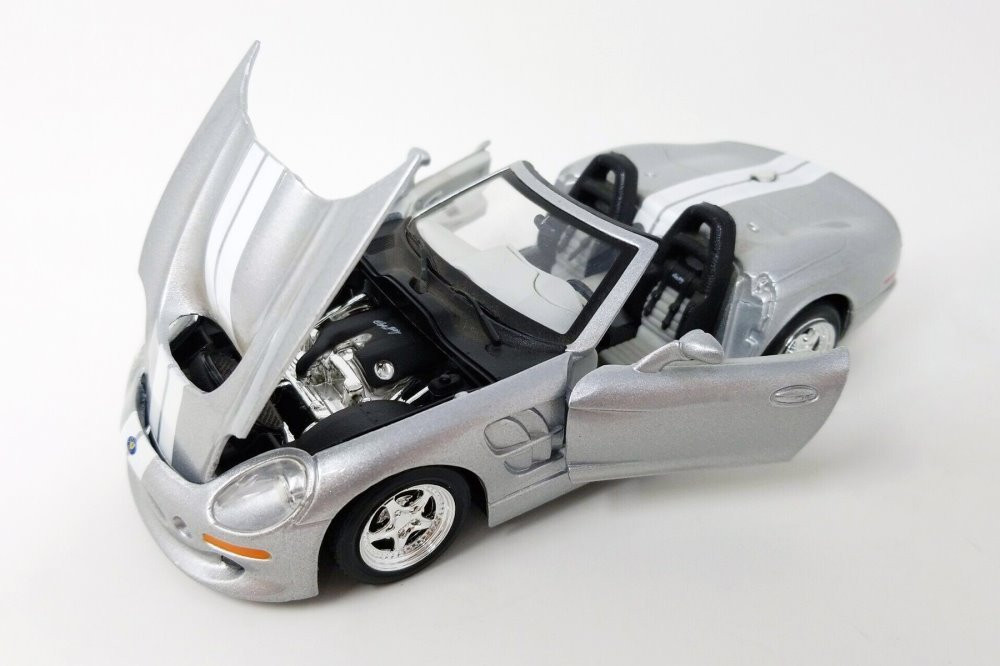 1999 Shelby Series One Convertible, Silver - Maisto 31277SV - 1/24 scale  Diecast Model Toy Car
