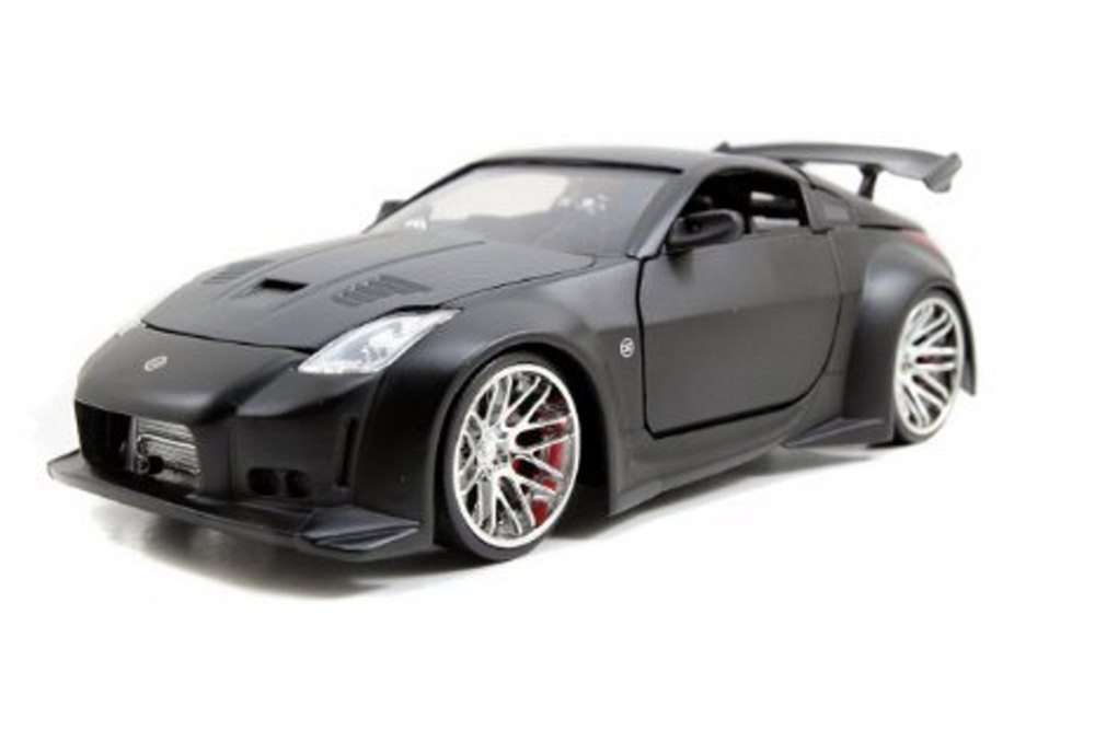 2003 Nissan 350Z, Black - Jada Toys 96810 - 1/24 scale Diecast