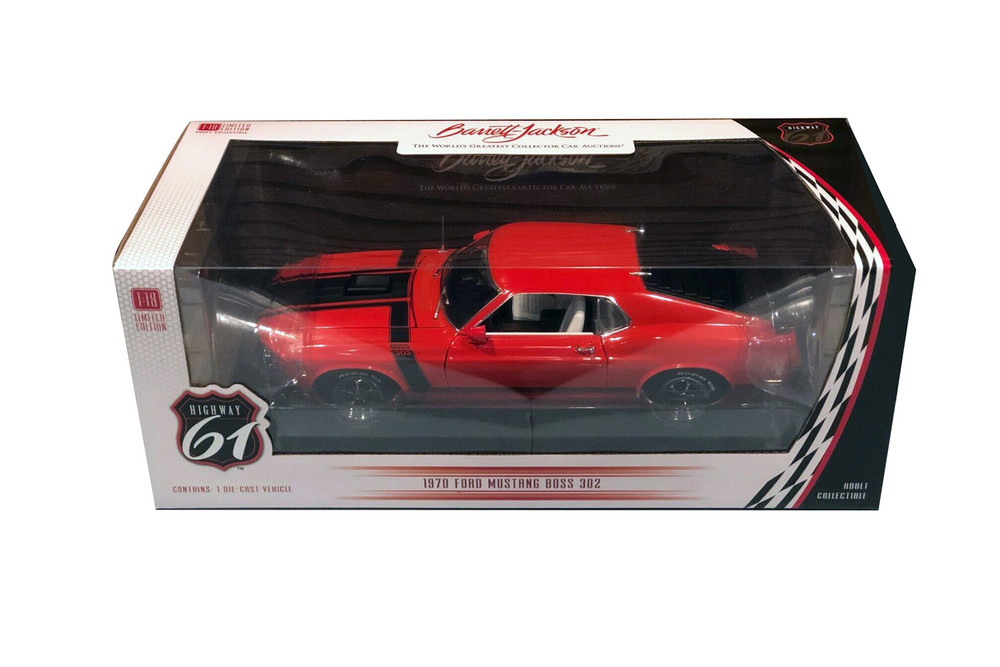 1970 BOSS MUSTANG 1/18 ダイキャストモデル 1970 Ford Mustang Boss 429 Red 1/18 Diecast Car Model by Motormax